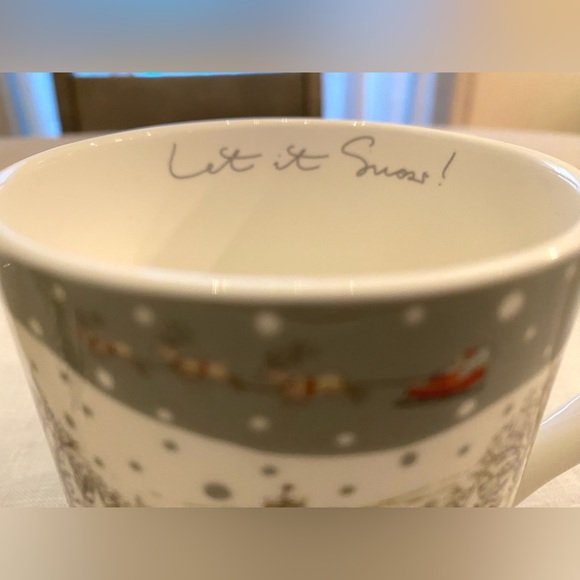 NWTs. (2) Festive Forest “Let It Snow” Mugs and (1) Kitchen / Tea towel. - Picture 4 of 16